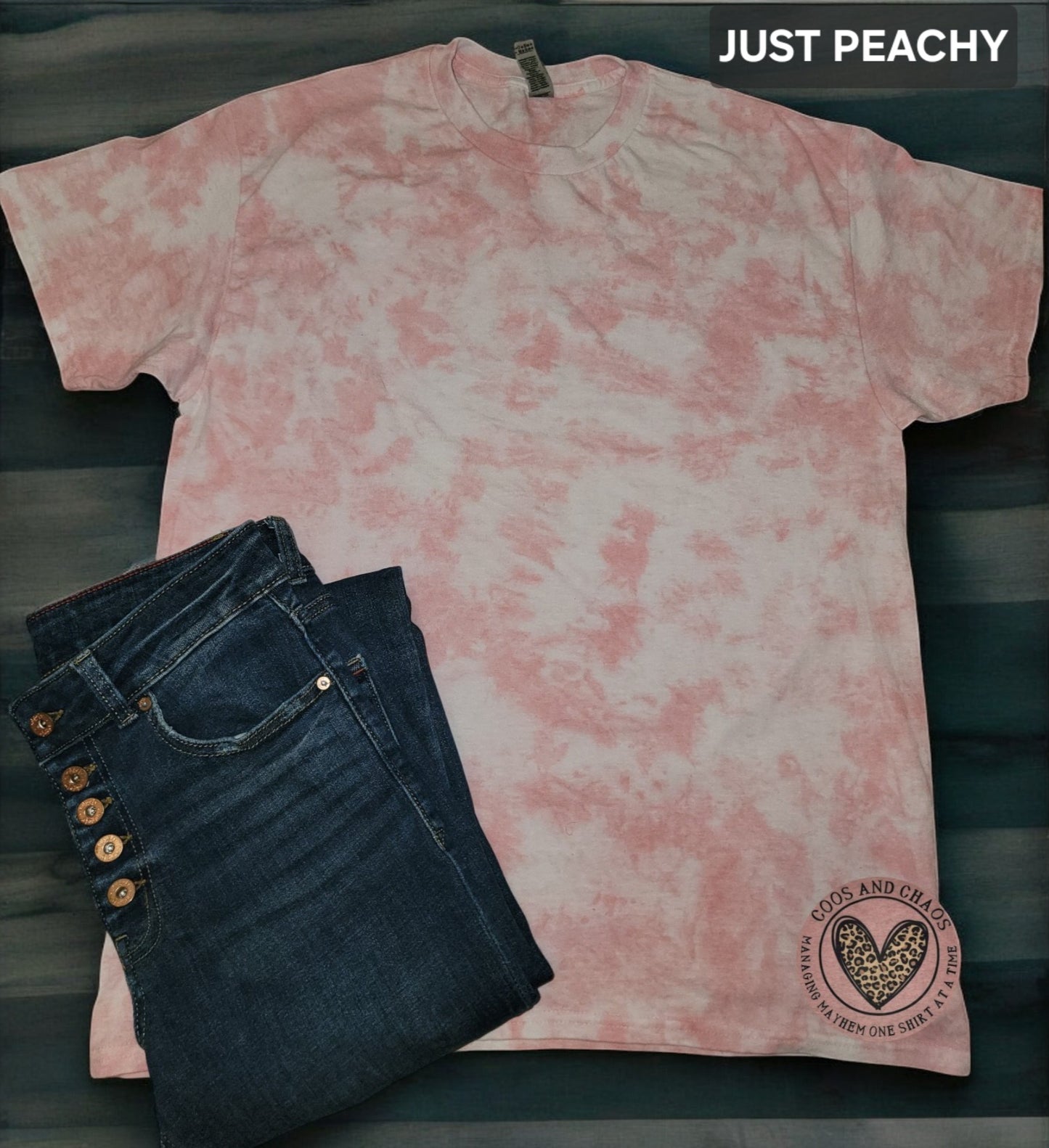 Momma Mayhem Tie Dye Cloud Tee/Crewneck