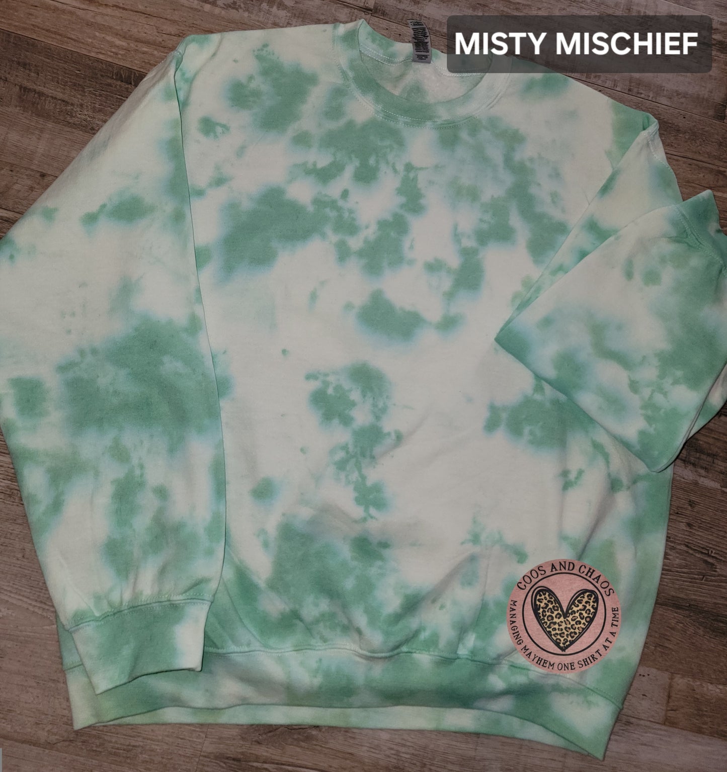 Momma Mayhem Tie Dye Cloud Tee/Crewneck