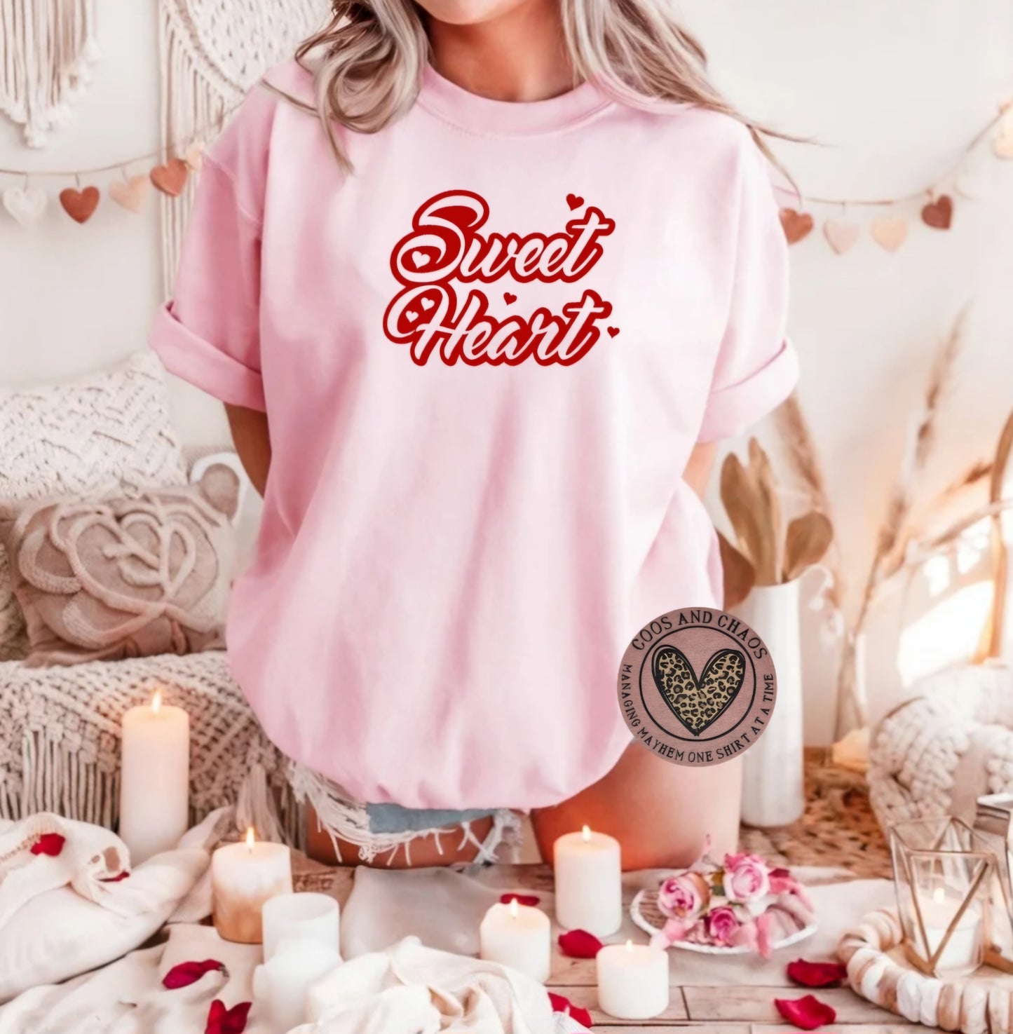 Reg/Glitter V-day Sweetheart Tee