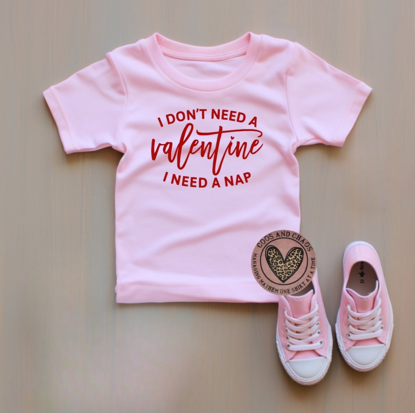 Reg/Glitter/Unisex Toddler/Youth V-Day Nap Tee