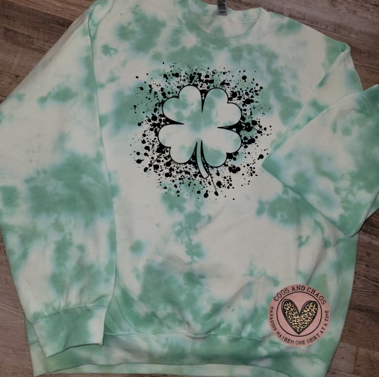 Heart Splatter Tee/Crewneck