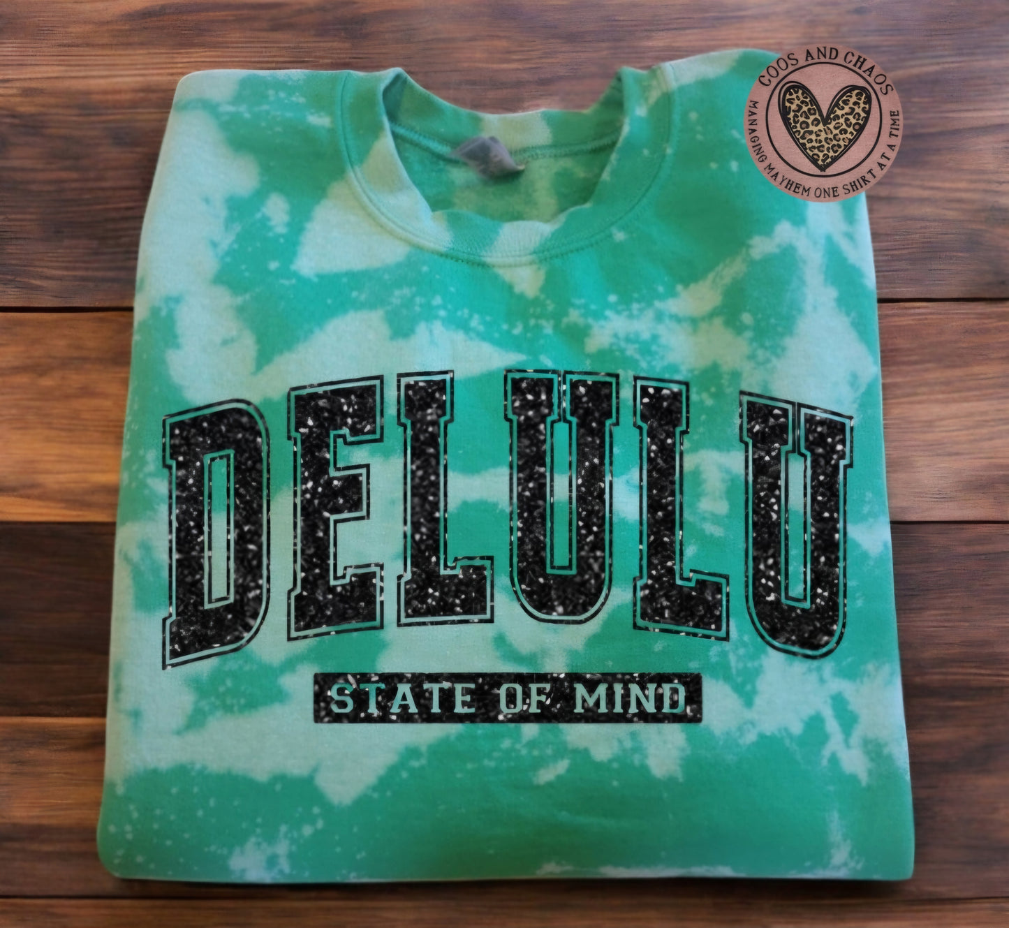 Delulu State Acid Tee/Crew