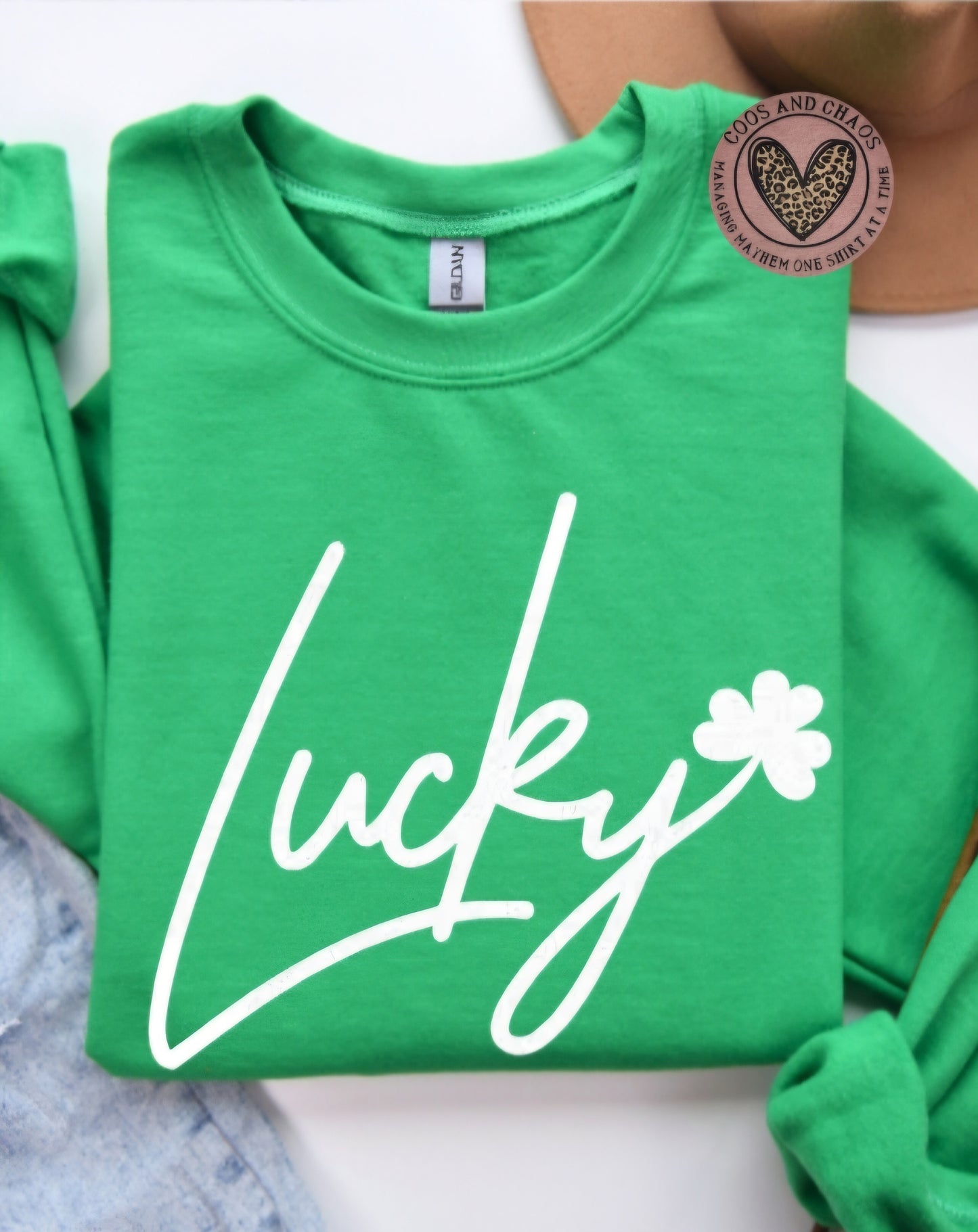 Lucky Clover Tee/Crewneck