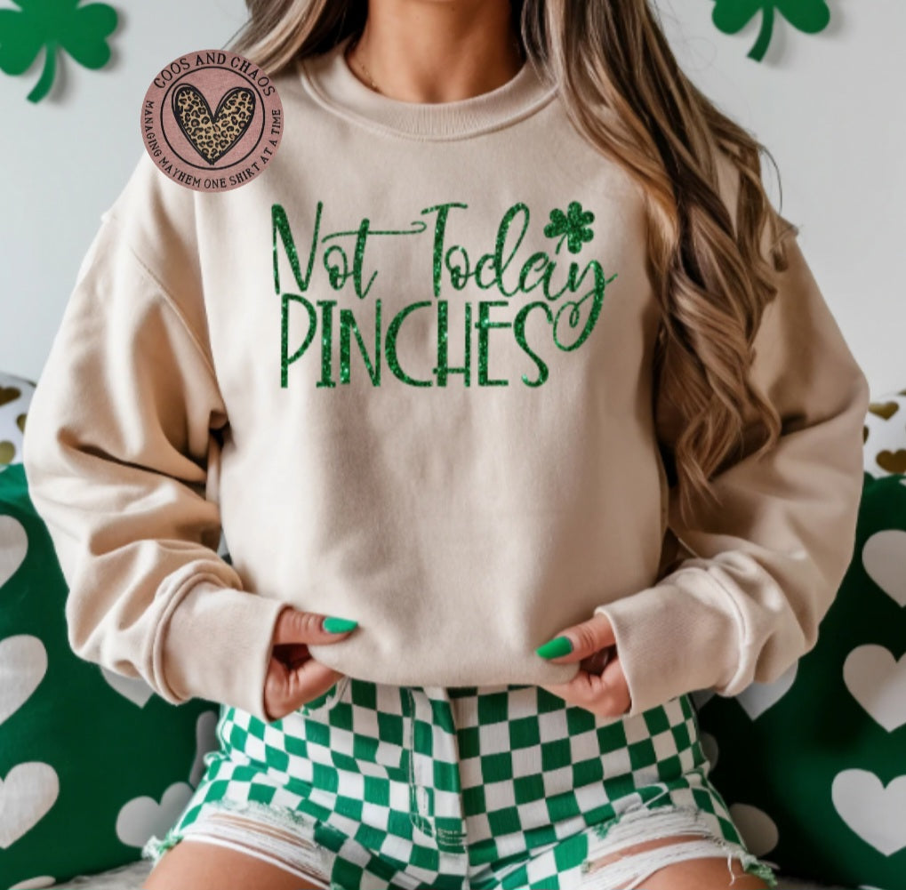 Not TODAY Pinches Tee/Crewneck