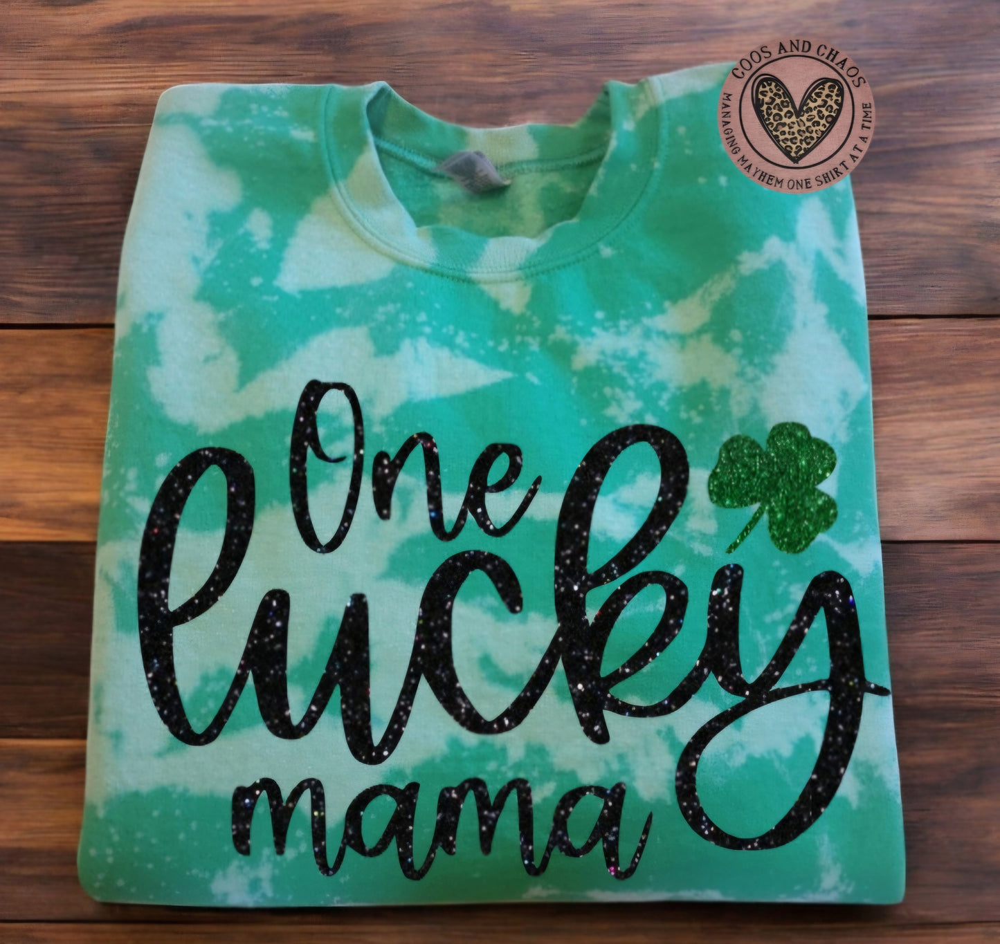 One LUCKY mama Tee/Crewneck