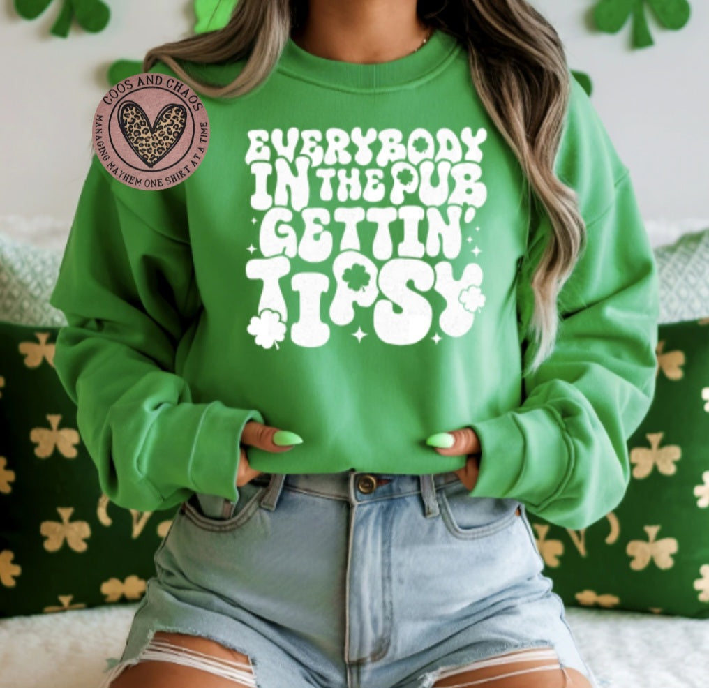 Everybody Gettin TIPSY Tee/Crew