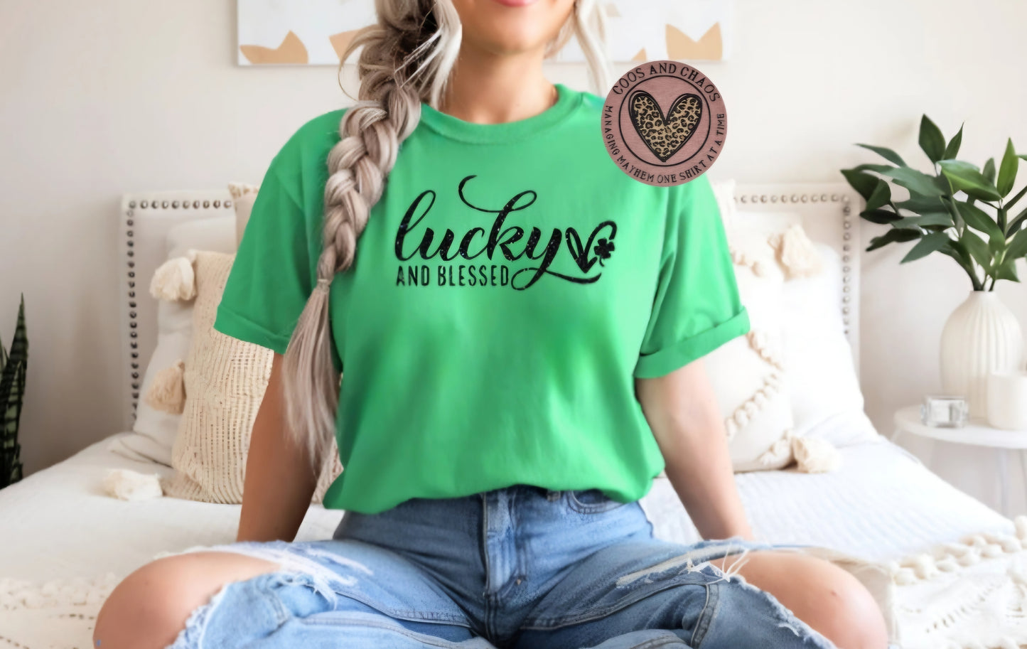 Lucky & Blessed Tee/Crewneck