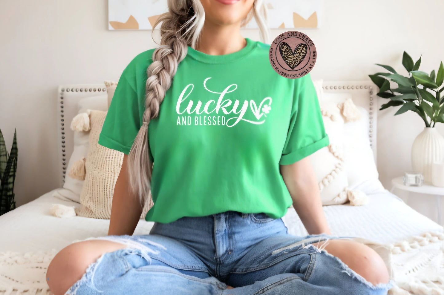 Lucky & Blessed Tee/Crewneck