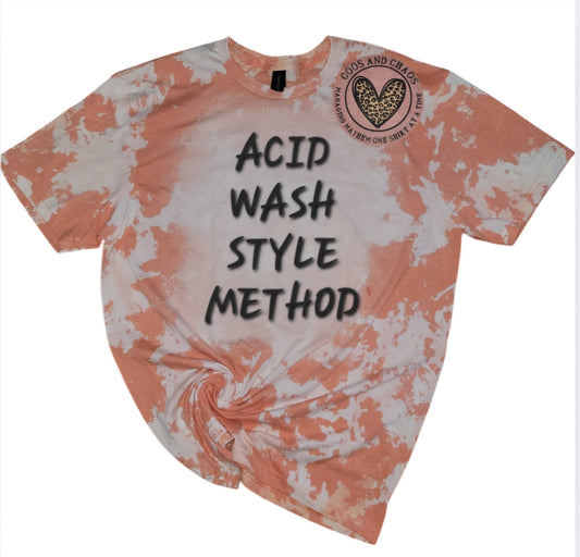 ACID WASH STYLE-ADD ON (FOR BLEACHED TEES ONLY)