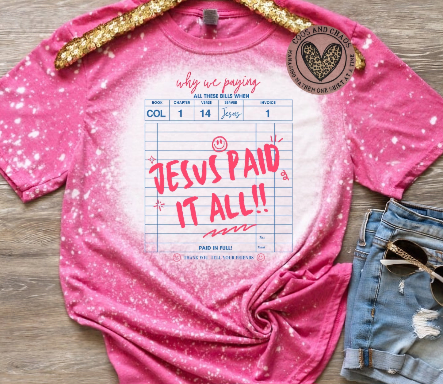 Jesus Receipt-Tee