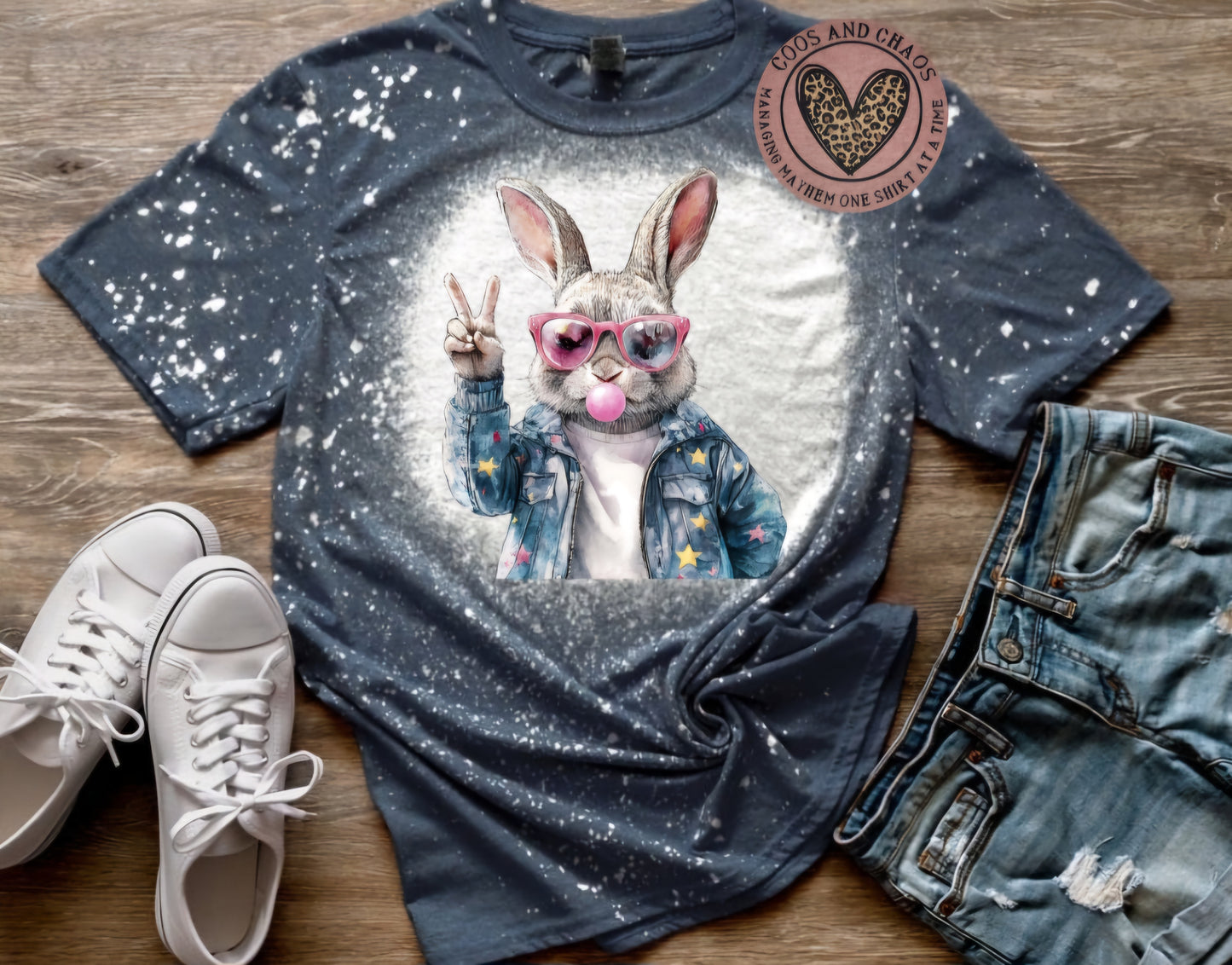 Peace Bunny-Tee